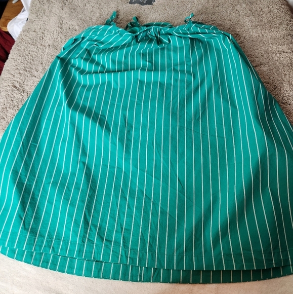 A New Day Sleeveless Shift Mini Dresses Striped w/Tie Back - Picture 7 of 16